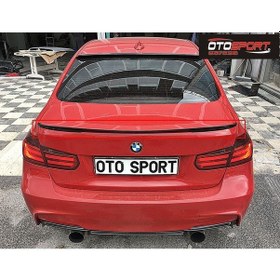 Resim Bmw F30 Spoyler Fiberglass Boyasız 