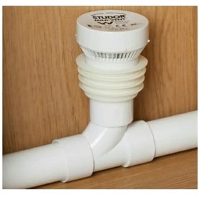 Resim studor Mini Vent Atık Pis Su Otomatik Hava Alma Valfi Cihazı Dn32,40,50,63lük Kötü Lağım Kokusu Önleyici 