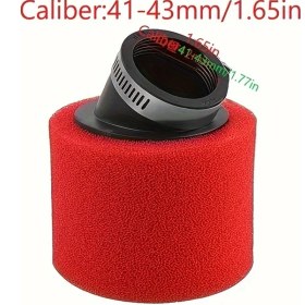 Resim Tongdashop 42mm Kolay Temizlik Köpük Hava Filtresi Temizleyici 50-250cc Motosiklet Moped Dirt Bike 