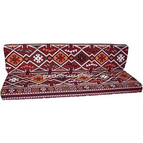 Resim Erbasonline Mtk413-402 Şark Köşesi Bordo Halı Des. Ikili Minder Tk. 180Lik 