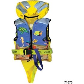 Resim Can Yeleği Çocuk, Chıco 150n, Iso 12402-3, 15-30kg Sarı - Mavi 