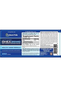 Resim Dhea Puritan's Pride'den 25 Mg-250 Tablet 