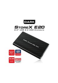 Resim Dark Storex E20 2.5" Usb 2.0 Full Alüminyum Sata Disk Kutusu Dk- 
