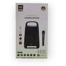 Resim Linktech M406 Premium IPX4 Işıklı Hoparlör 
