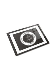 Resim Decorita Cam Kesme Tahtası | Good Food - Siyah Fon | 30x40cm 
