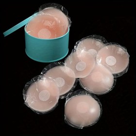 Resim 2/10 Yeniden Kullanılabilir Meme Koruyucuları, Strapless Görünmez Kendinden Yapışkanlı Meme Kapakları, Kadın İç Çamaşırı ve Lingerie Aksesuarları 