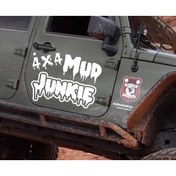 Resim Melek Pazarı 45 X 35 Cm 4x4 Çamur Bağımlısı, Mud Junkie Offroad Sticker 