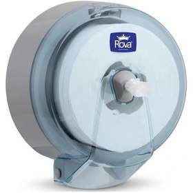 Resim Rova Maxi Point Jumbo İçten Çekmeli Wc Kağıdı Dispenseri Şeffaf 