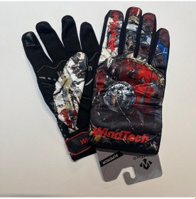 Resim Windtech Kırmızı-siyah Desen 2xlarge Beden Eldiven 