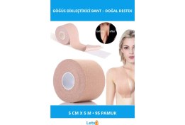 Resim Letsii Göğüs Dikleştirici Bant %95 Pamuk 5cm x 5m 