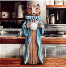 Resim İkonik Dövüş Sanatları Ustaları Fil Timsah Gergedan Kedi Köpek Meditasyon Figürleri 77-3 