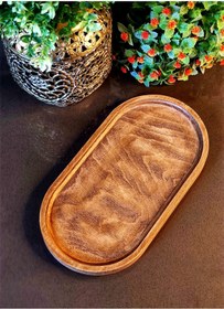 Resim Pembelia Life Doğal Ahşap (21CMX11CM) Amber Sıvı Sabunluk Ve Amber Yağdanlık Yağlık Stand-sunum Tabağı 