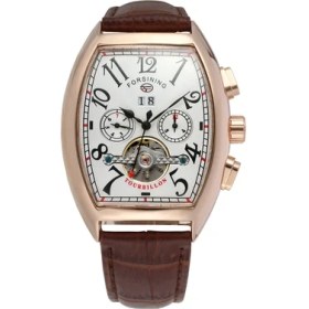 Resim Hanyang 03 Forsınıng Mekanik Saat Çift Halkalı Dijital Mekanik Saat Dairesel Takvim Kemer Kol Saati Alaşım Izle Erkek Saati (Yurt Dışından) 