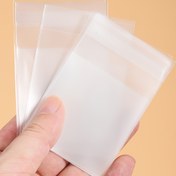 Resim 100 Adet Kalınlaştırılmış Buzlu OPP Poşet, Kendinden Yapışkanlı Kapatma, DIY El Sanatları, Düğünler ve Doğum Günü Partisi Hediye Paketleme için Uygundur. 