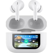 Resim Lapas BTK-ZR76 Anc Özellikli Dokunmatik LCD Ekranlı Tws Kulak Içi Bluetooth V5.4 Kulaklık 