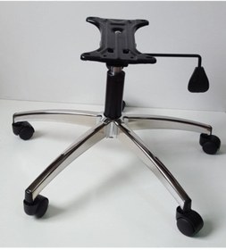 Resim YILDIZSİT Makam Koltuğu Krom Yıldız Ayağı Çap 64 Cm Tek Kollu Mekanizma 