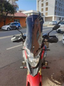 Resim Motocam Rks Trv 242 Siperlik Ön Cam 2021 Model 68cm Siyah Renkli 4mm 