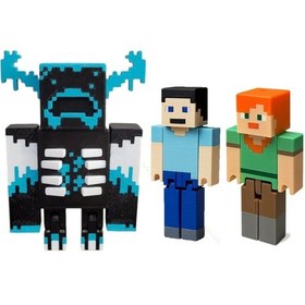 Resim Minecraft Deep Dark Seti Warden Steve Alex Minecraft 
