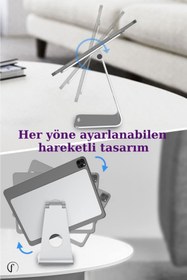 Resim Fuchsia iPad Air 10,9 inç 4/5. Nesil Serisi FS609 Magnetik Tablet Standı 