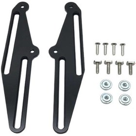 Resim Willowhaven Suntek 4 Inç 100mm Yamaha Tenere 700 Motosiklet Ön Cam Ayar Braketi Siyah 