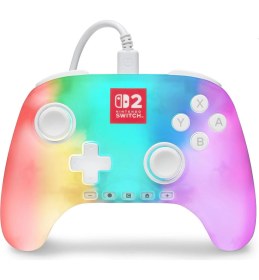 Resim Powera Advantage Nintendo Switch 2 Lumectra Wired Pro Controller Kablolu Oyun Kolu Beyaz 