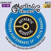Resim Martin & Co MA175 Akustik Gitar Teli 11-52 Custom Light 