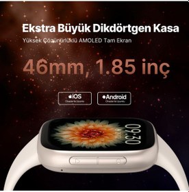 Resim Ttec 2S14WV1 Tempus Pro 46 MM Amoled Ekranlı Dikdörtgen Kasa Akıllı Saat 