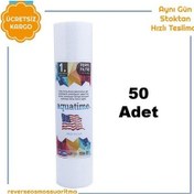 Resim Toptan Su Arıtma Filtresi 1 Mikron Sediment Filtre 1 Koli 50Adet 