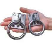Resim 4 adet Denizcilik Sınıfı 304 Paslanmaz Çelik Kare Gözler, 3/16 İnç - Tekne ve Dış Mekan Kullanımı için Pas ve Korozyona Dayanıklı, Gözler 