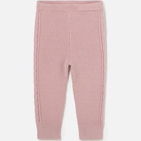 Resim Kışlık Kız Bebek Örme Tayt 10764 Pembe 