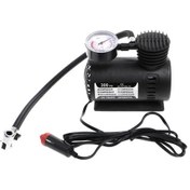 Resim Lasonstiges 1 Adet 300 Psı Dc 12 V Oto Araba Taşınabilir Mini Hava Kompresörü Elektrikli Lastik Şişirme W / Ölçer 