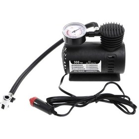 Resim Lasonstiges 1 Adet 300 Psı Dc 12 V Oto Araba Taşınabilir Mini Hava Kompresörü Elektrikli Lastik Şişirme W / Ölçer 