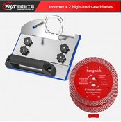 Resim Reedark 100 Tipi Açı Taşlama İçin Paslanmaz Çelik 45 Derece Köşe Oluşturucu - Kalın Ve Dayanıklı, Açı Taşlama Aksesuarı + 2 Tane Testere Bladesi 