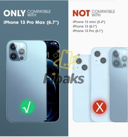 Resim Fibaks iPhone 13 Pro Max Kılıf Kamera Lens Korumalı Magsafe Şarj Kilifi Şeffaf Renkli Yumuşak Kapak Sierra 