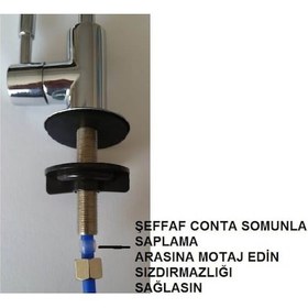 Resim Su Arıtma Cihazı Musluğu Ankastre Lüks Tip 60 MM Vidalı 