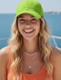 Resim Ritagarcia Unisex Ayarlanabilir Fıstık Yeşil Spor Basic Şapka 