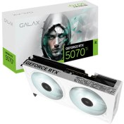 Resim Galax Geforce Rtx 5070 Ti 1-Click Oc White 16GB Gddr7 256 Bit Dlss 4 Ekran Kartı (57IZN6MDDNWH) 