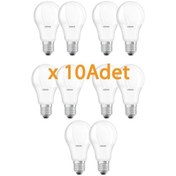 Resim Osram 10W 75W E27 Led Ampul 6500K Beyaz 10 Adet 