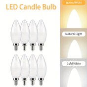 Resim Ev Dekorasyonu ve Ticari Aydınlatma için 8 Adet LED Mum Ampulü E14 AC85-265V 3W 6W 9W 