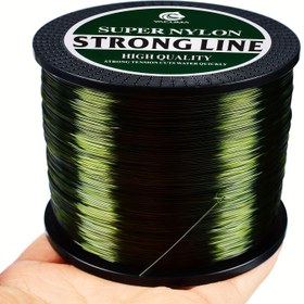 Resim YACUMA Yüksek Dayanıklı Fluorokarbon Kaplamalı Aşınmaya Dirençli Naylon Olta İpi 1005m/1099YDS Deniz Balıkçılığı İçin Yeşil Renk 0.16mm-0.47mm Tüm Balıkçılar İçin Uygun 