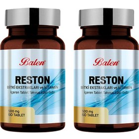 Resim Balen Reston Bitki Ekstraktları - Vitamin 60 Tablet 2 Adet 