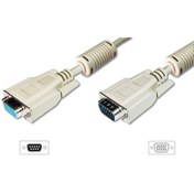 Resim Assmann Digitus Ak-310203-030-e 3 Mt Vga To Vga Erkek-dişi Awg28 3coax/7c Bej Görüntü Kablosu 