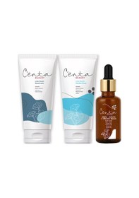 Resim C'enta Beauty Leke Karşıtı Gece Bakım Kremi 50 ML + Gündüz Kremi 50 ML + Vitamin C Serum 30 ML 
