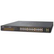 Resim Yönetilemeyen Switch (Unmanaged Switch) 24-Port 10/100/1000T 802.3at/af PoE+ Injector (Port başına 30.8 watt) (PoE Güç Bütçesi maks. 220 watt) 2 x 1000Base-X mini-GBIC/SFP yuva Yönetilemeyen Switch (Unmanaged Switch) 24-Port 10/100/1000T 802.3at/af PoE+ Injector (Port başına ...