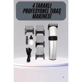 Resim Starseven Hassas Ciltlere Özel Saç Sakal ve Vücut Kuaför Tipi Şarjlı Tıraş Makinesi 