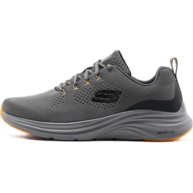 Resim Skechers Vapor Air Cooled Memory Foam Mens Walking Shoes Hafızalı Taban Erkek Yürüyüş Ayakkabısı Gri 