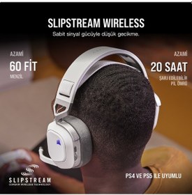 Resim Corsair HS80 CA-9011236-EU Kablosuz RGB Oyuncu Kulaklığı 