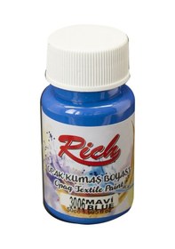 Resim Rıch Kumaş Boyası Opak 50 Cc Mavi 