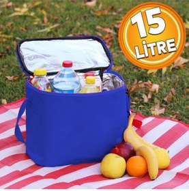 Resim BTL OTOMOTİV Soğuk Sıcak Korumalı Soğutucu, Isıtıcı Termos Çanta 15 Lt Mavi 