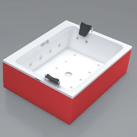 Resim Ares | Jakuzi | Düz - 160x190 / Kırmızı / 2 Kişilik 